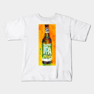 Goose Island IPA Beer Bottle Kids T-Shirt